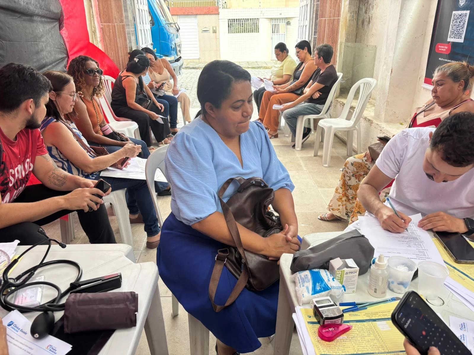 Ações de saúde da mulher